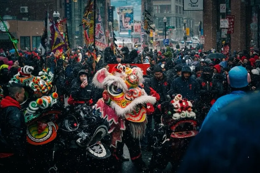 Lunar New Year in Boston — the streets came alive and I forgot I was holding a camera.