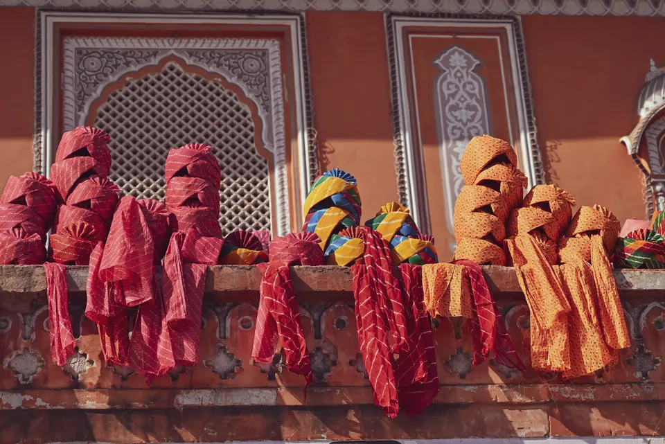 Hung out to dry, accidentally arranged like a painting.